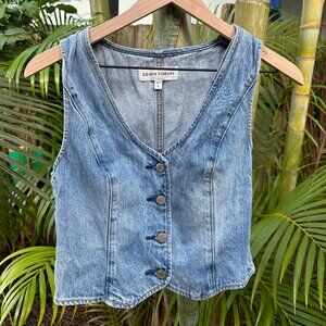 Aritzia Denim Forum The '90s Mia Denim Vest XS